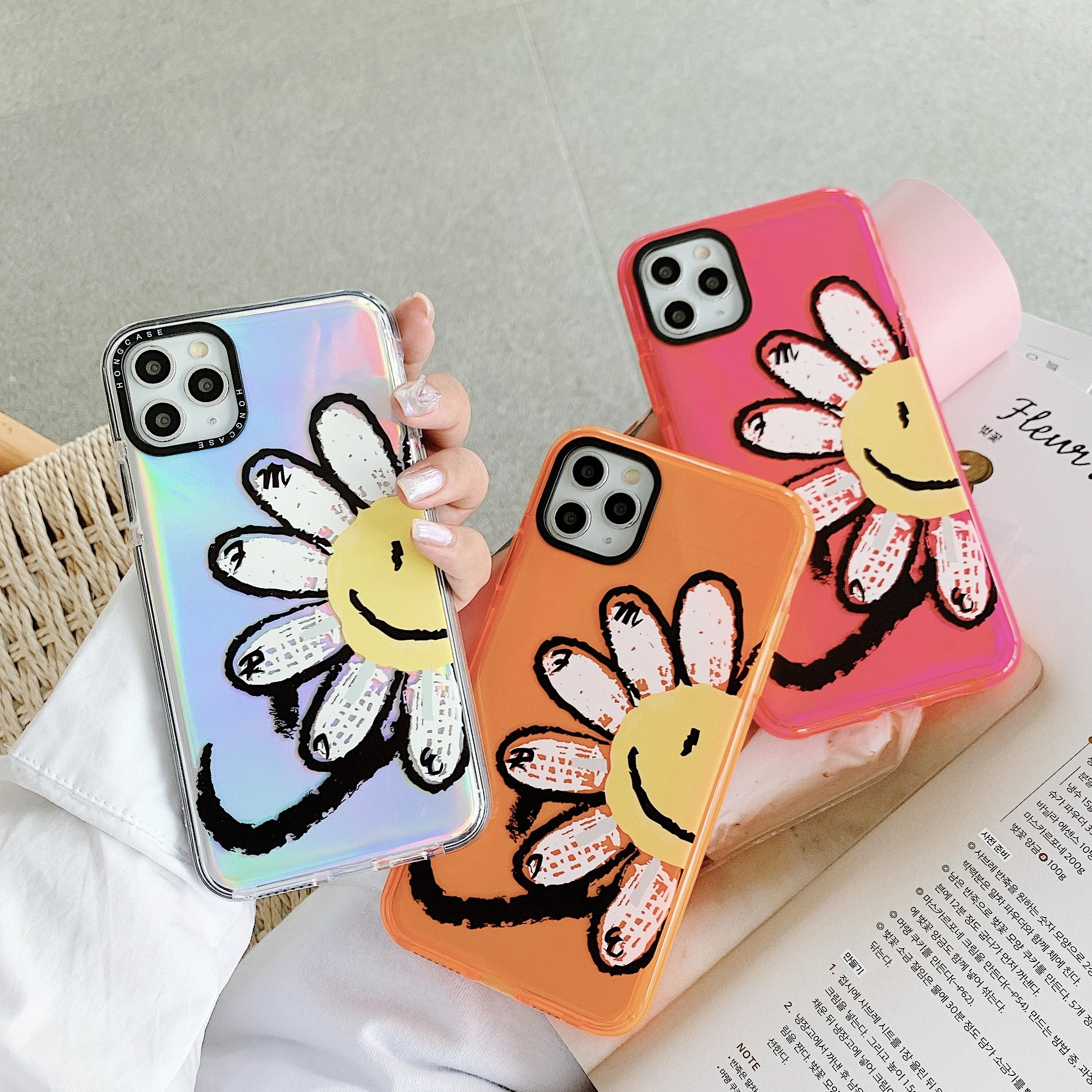 

Chrysanthemu Soft Clear Case for iPhone 11 11Pro 11ProMax X Xs XR XsMax 8Plus 8 7Plus 7 6 6s Plus Phone Cover Coque Fundas Capas