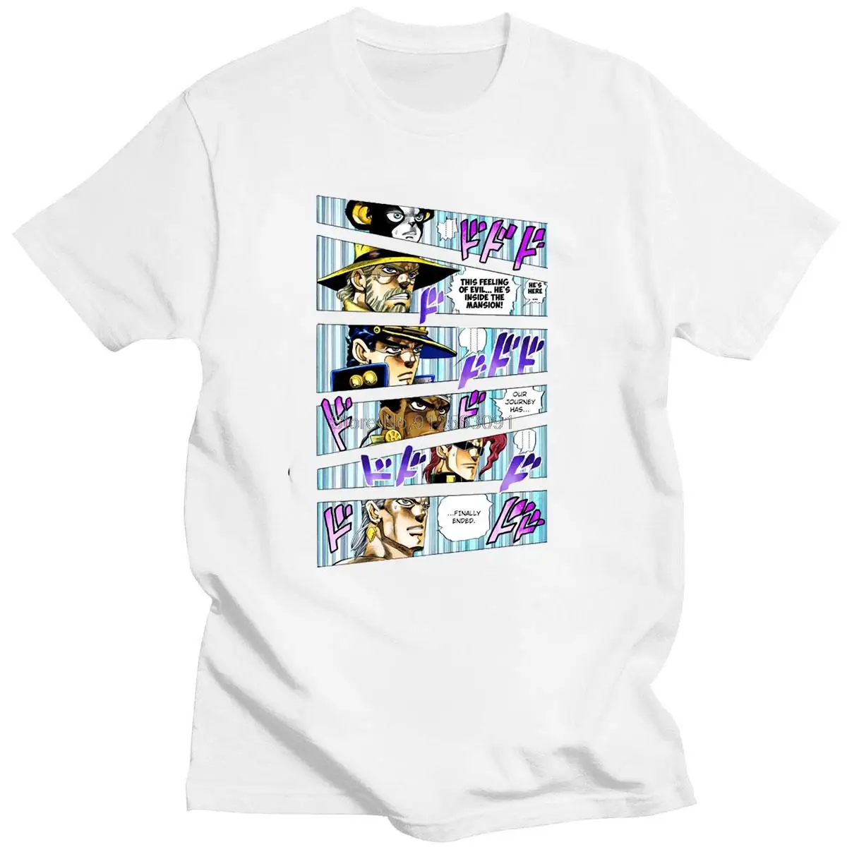 Летние футболки с принтом невероятных приключений Джоджо популярные лидер