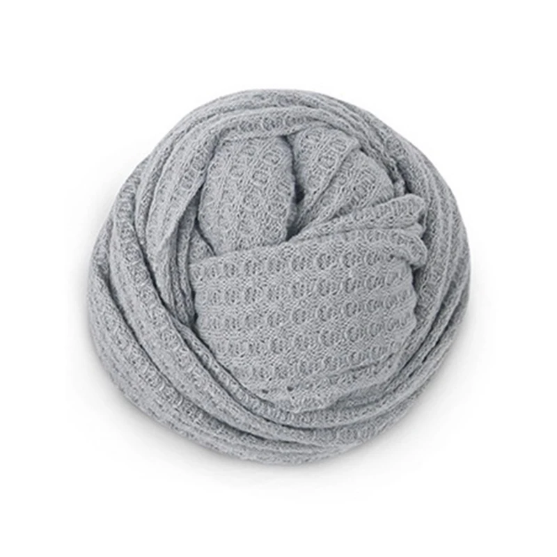 

Newborn Baby Knitted Swaddle Wraps Receiving Blanket Toddler Photography Props