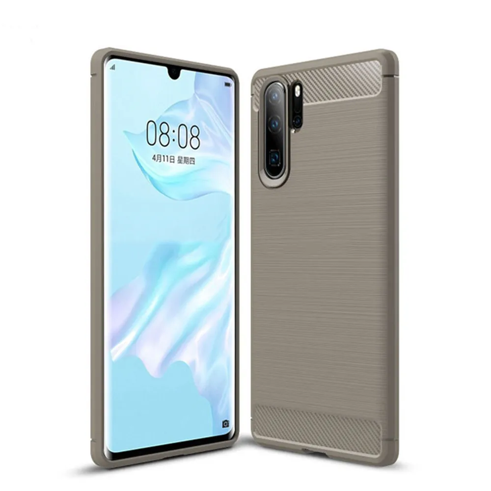 Для huawei P30 Pro Чехол P30 Чехол Мягкий бампер из углеродного волокна ТПУ Силиконовая задняя крышка для huawei P30 Lite чехол для Meizu M6s mbluS6