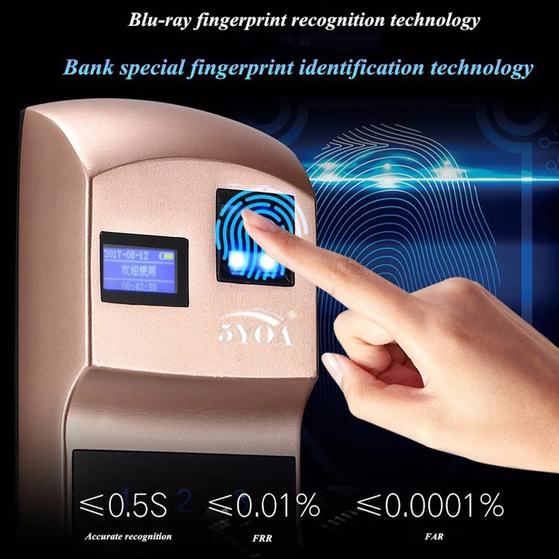 Полностью автоматический замок отпечатков пальцев секретная защита от кражи