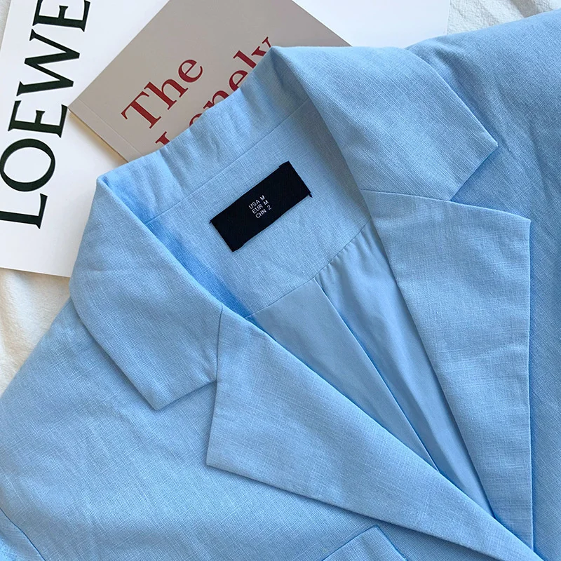 

GVUW Blue Long Sleeve Coat Fashion Temperament Suits Autumn Winter Women's Jacket Women's Blazer Tailoringnew Arrival KB9178