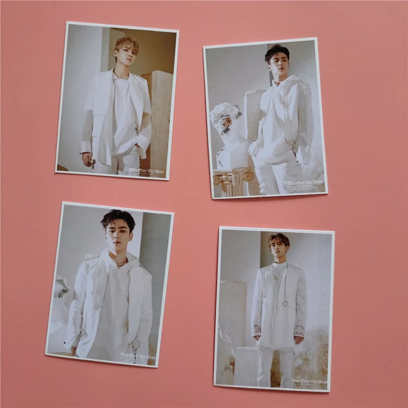 16 шт./компл. WayV новый альбом захват Луны самодельная бумажная ломо-карта