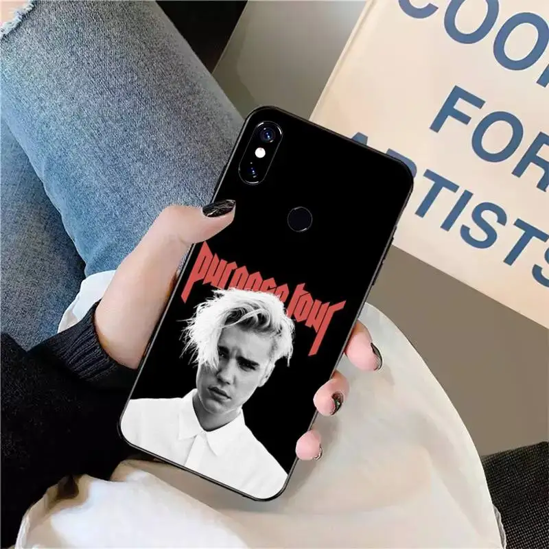 

Justin Bieber singer Super Star Phone Case For Xiaomi Redmi note 7 8 9 t max3 s 10 pro lite coque funda shell cover