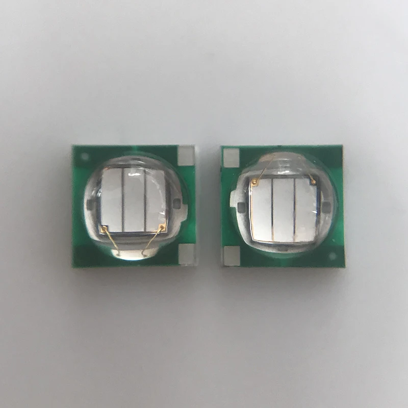 10 шт./лот Светодиодная лампа 3W 3 5 v UVA 395NM 400NM 405NM 420NM 425NM 3535 пакет ультрафиолетового