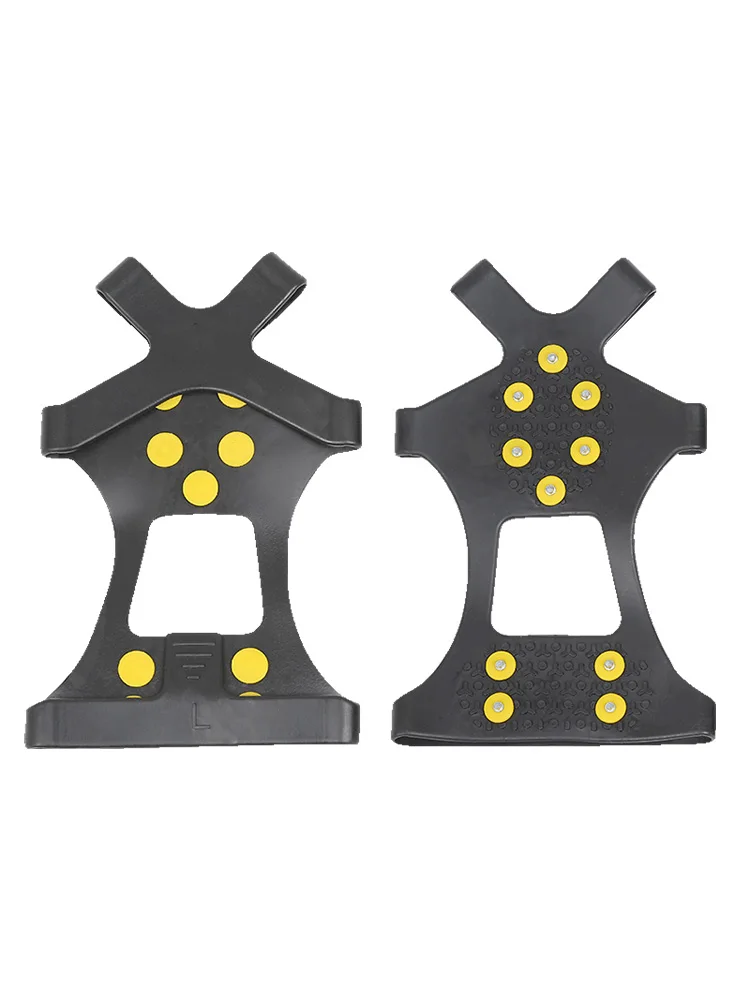

Xinda Outdoor non-slip crampons shoe covers Outdoor mountaineering snowclaws 8-teeth ice catching Rain and snow non-slip