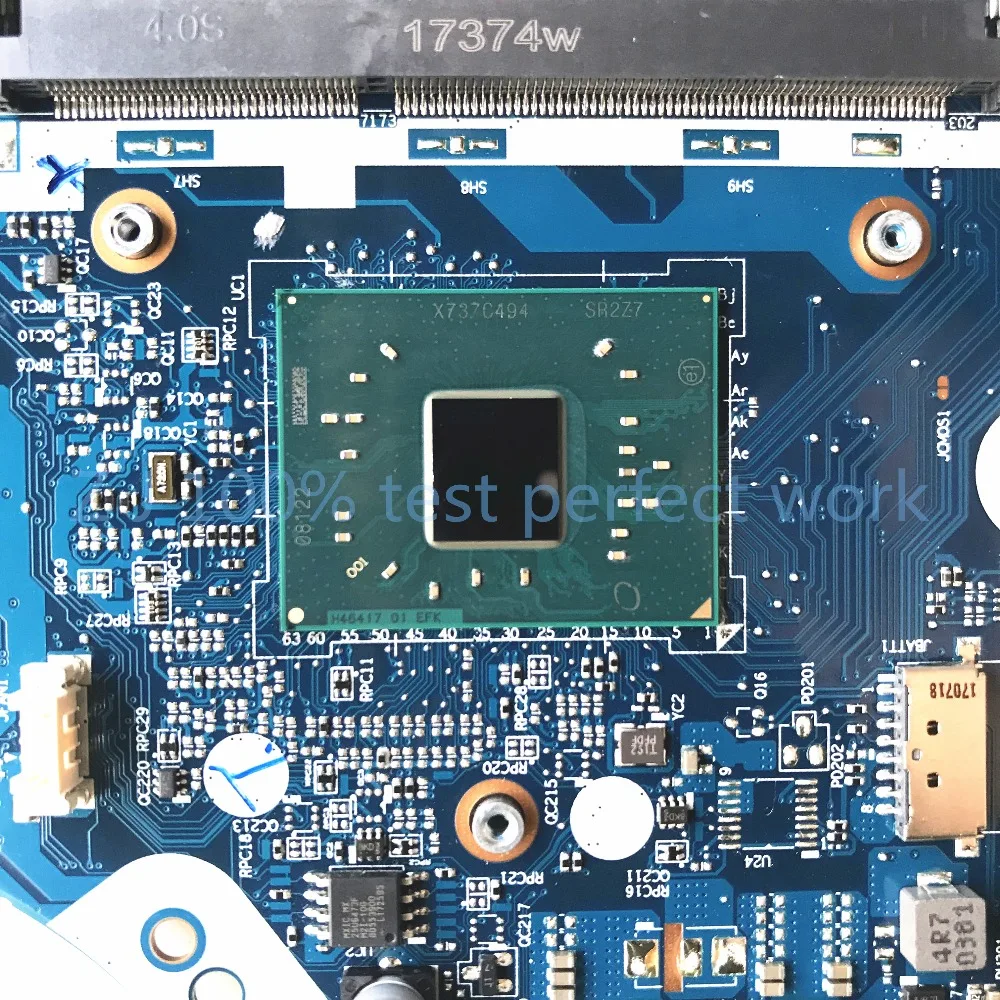 Для LENOVO IDEAPAD 320-15IAP материнская плата для ноутбуков FRU 5B20P20638 W/N3350 2G DG424/DG524 NM-B301 DDR3L мб тестирование Быстрая