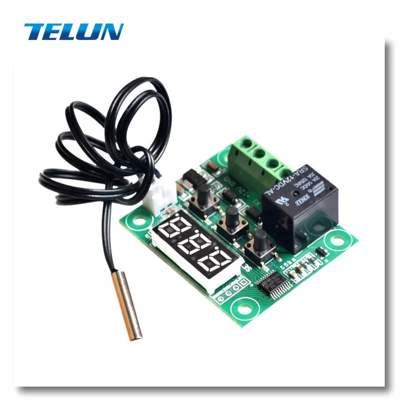 2 шт. W1209 DC 12V температура отопления охлаждения термостат контроль температуры