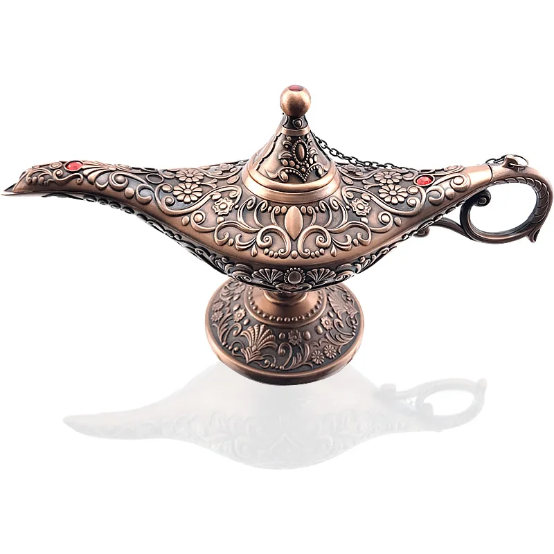 Игрушка Genie-лампа для домашнего декора миниатюрное ремесло подарок с цветочным