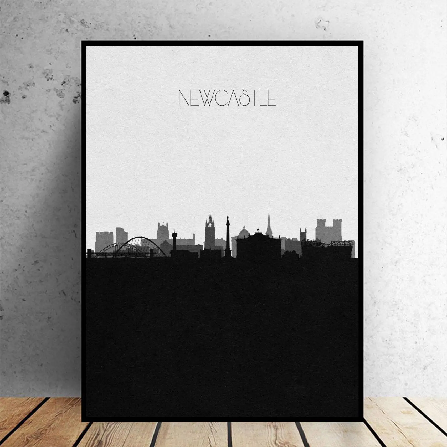 Newcastle Skyline холст картины настенные печать на холсте домашний Декор настенный