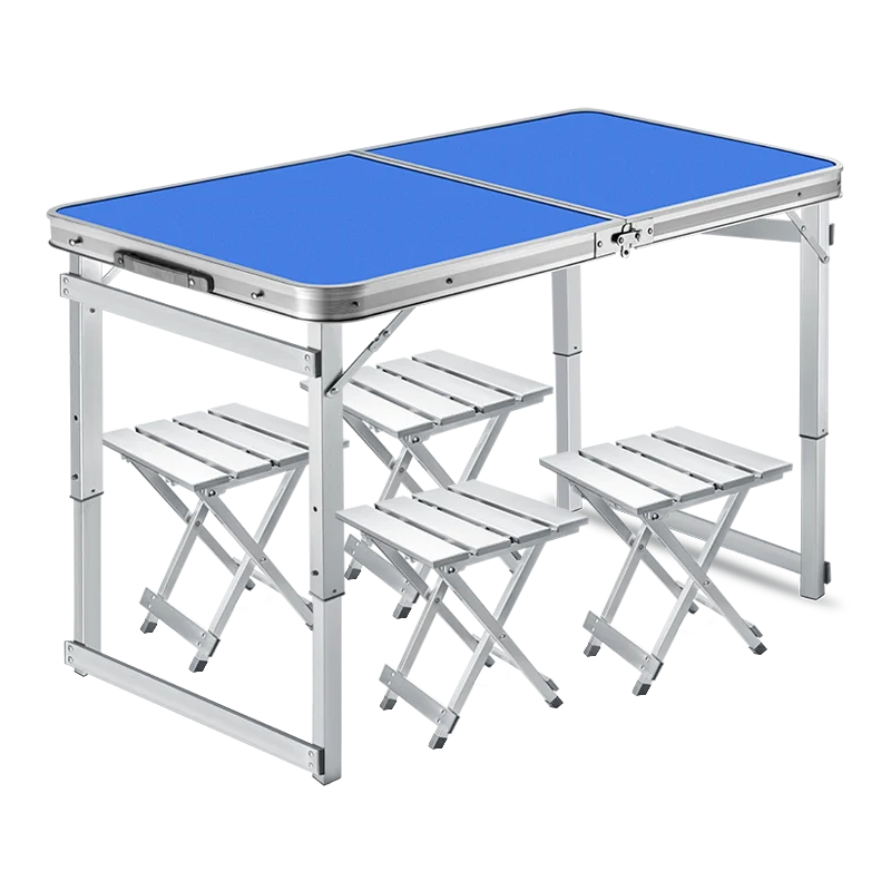Складная уличная мебель обеденный стол и стул портативный из алюминиевого