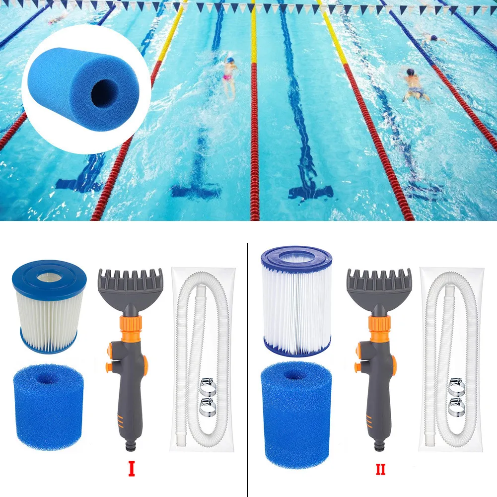 

Set Filter Kit Swimming Pool Tools Tub Filter Water Accessory Clamp Cleaner