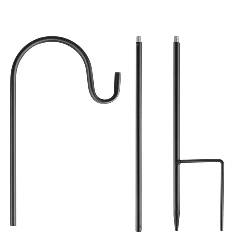 SHGO HOT-4 шт. регулируемые Крючки для пастушек, гирлянда с основанием, крючок для садовых ограждений для гирлянд, цветочных шариков, растений SHGO HOT-4 шт. регулируемые Крючки для пастушек, гирлянда с основанием, крючок для садовых ограждений для гирлянд, цветочных шариков, растений