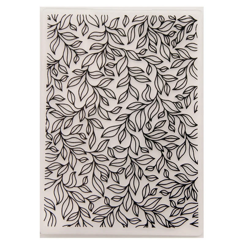 

YINISE Plastic Embossing Folder For Scrapbook Stencils LEAVES DIY PAPER Album Cards Making CRAFT SUPPLIES Scrapbooking MOLDS