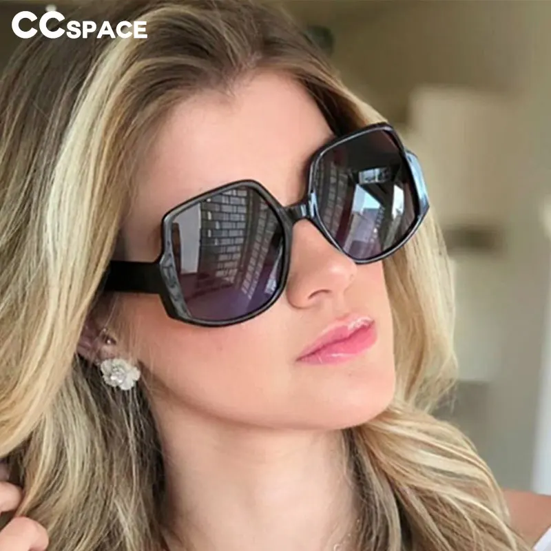 48189 негабаритные многоугольные солнцезащитные очки для мужчин и женщин Модные