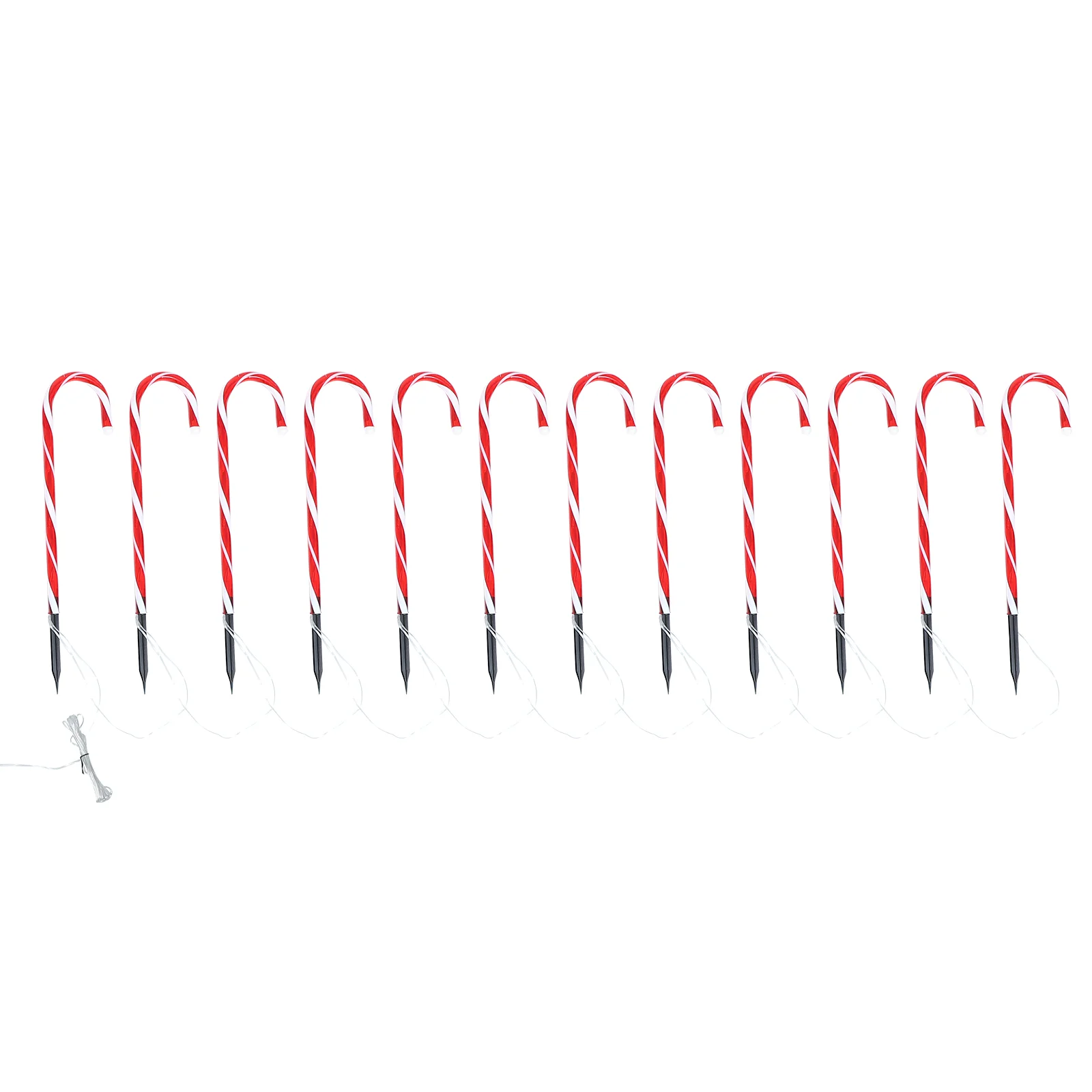 

1 Набор, садовый светильник для конфет и тростника, праздничный светильник для рождества, дорожный светильник для конфет, тростник (вилка ст...