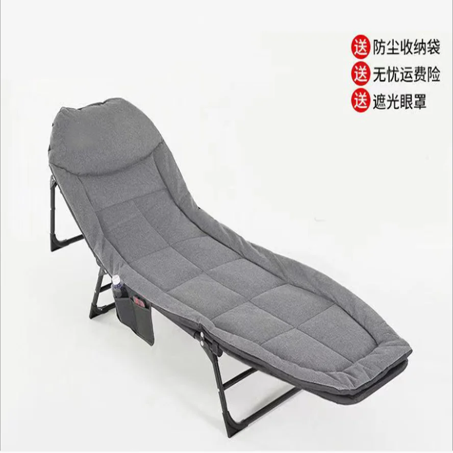 Folding bed single bed office lounge chair lunch in-bed back folding bed accompanying easy portable military bed