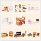 Набор игрушек для кукольного домика, кроликмедведьсобаки