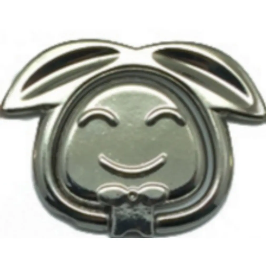 

Small Size Metal Solid Color Stand Round Phone Holder Mount