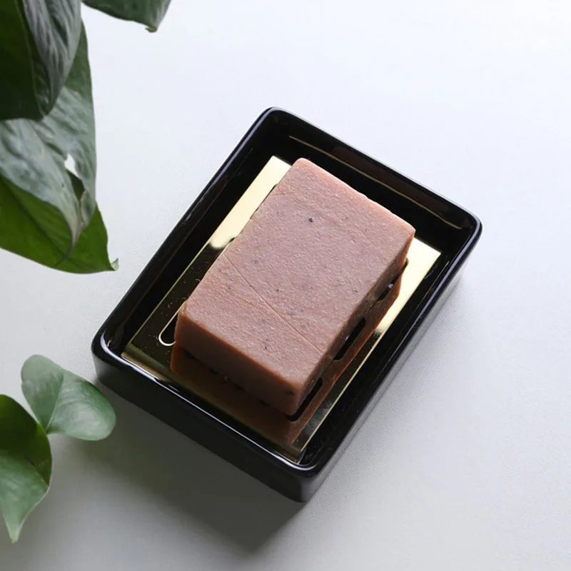 Держатель для мыла из нержавеющей стали 304 черный/белый держатель хранения и