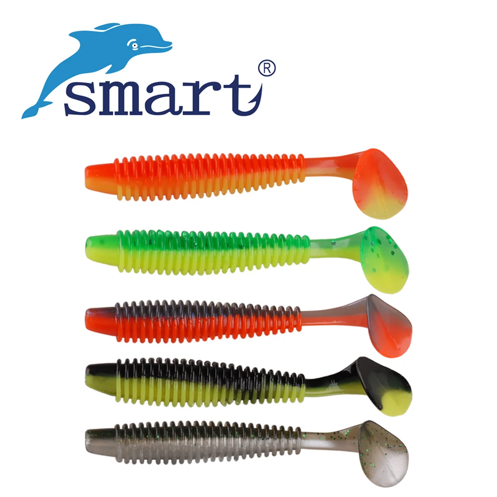 Умная Мягкая приманка 15 шт. 70 мм 2 6 г искусственная рыба рыболовный воблер