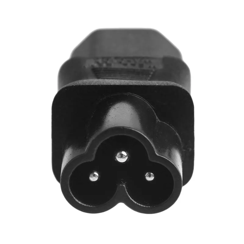 IEC 320 3 Pin C13 Female To C6 Male Cloverleaf Plug AC адаптер питания конвертер|adapter|adapter poweradapter female |