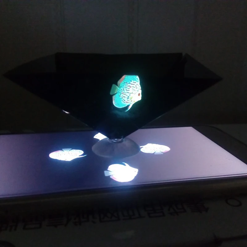 Мини проектор с Голограммой 3D универсальный для iphone Huawei Samsung|Комплекты