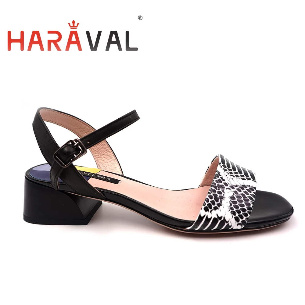HARAVAL/женские босоножки на толстом каблуке Модная женская повседневная обувь