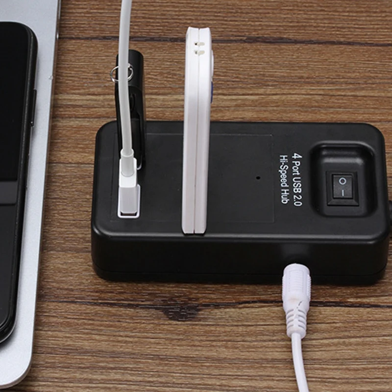 4 порта USB сплиттер расширение высокоскоростной Многофункциональный 2 0