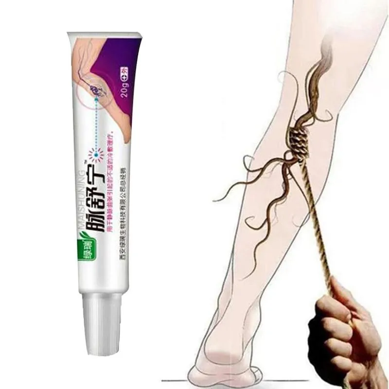 

20G Varicose Veins Treatment Cream Natural Original Vasculitis Phlebitis Spider Pain Relief Ointment Medical Plaster
