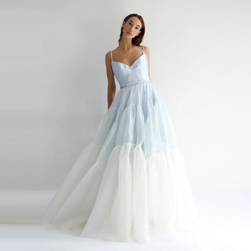 

Romantic Mix Color Pretty Honeymoon Women Skirts A-line Long Bridal Tulle Skirts Zipper Custom Made Maxi Skirt
