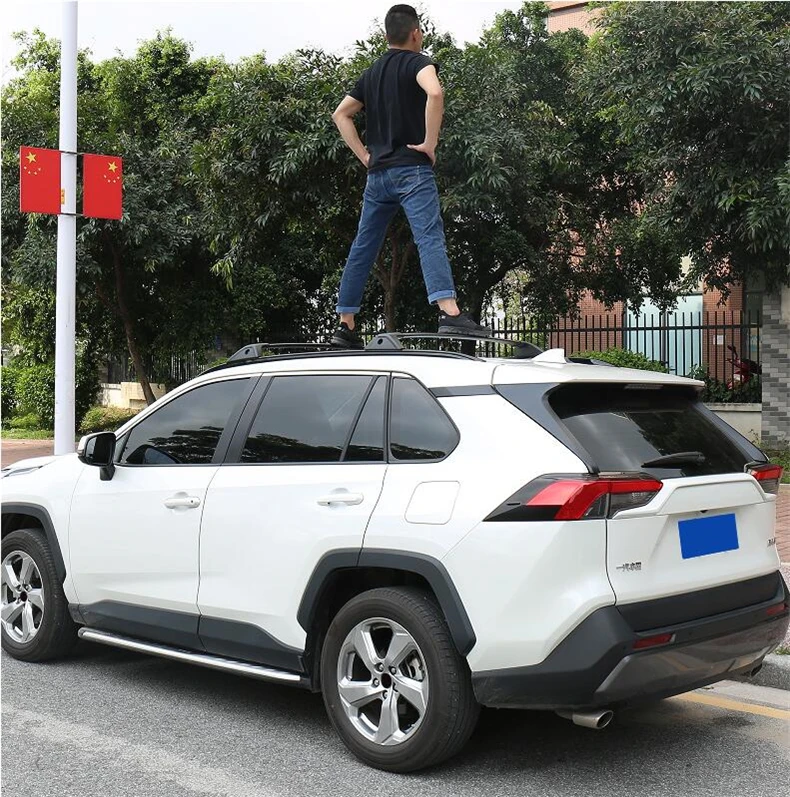 Поперечный багажник на крышу TOYOTA RAV4 рейки из алюминиевого сплава для 2019 2020