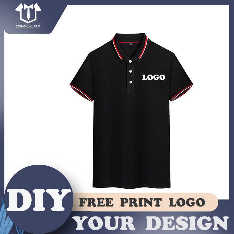 

Рубашка-поло с воротником, 11 цветов, для мужчин и женщин