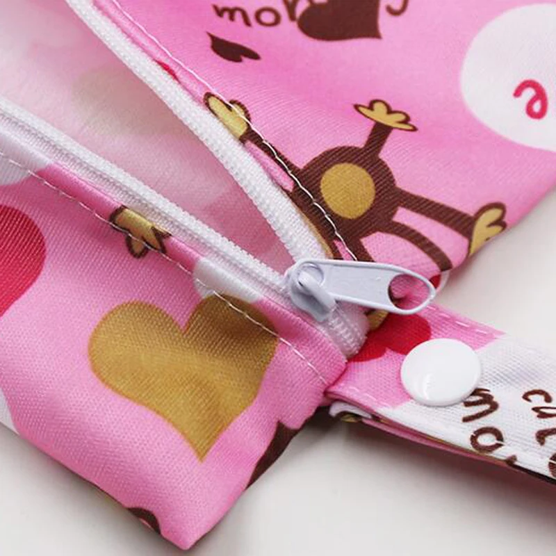 Водонепроницаемый многоразовый влажный мешок с напечатанным карманом для