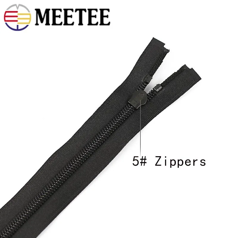 Черная нейлоновая Водонепроницаемая молния невидимая для открытия пошив пальто