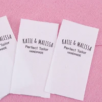 sewing labels personalized brand custom logo cotton tags name handmade items knitting crochet 25mm x 50mm md508