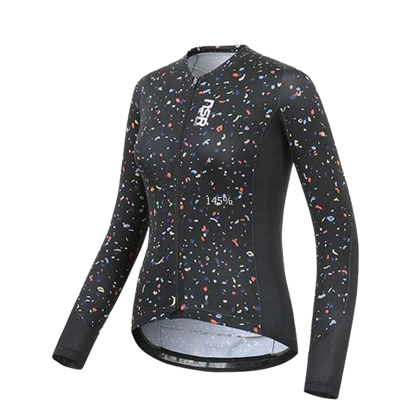 Женская велосипедная кофта с длинным рукавом сезон весна осень|Майки для