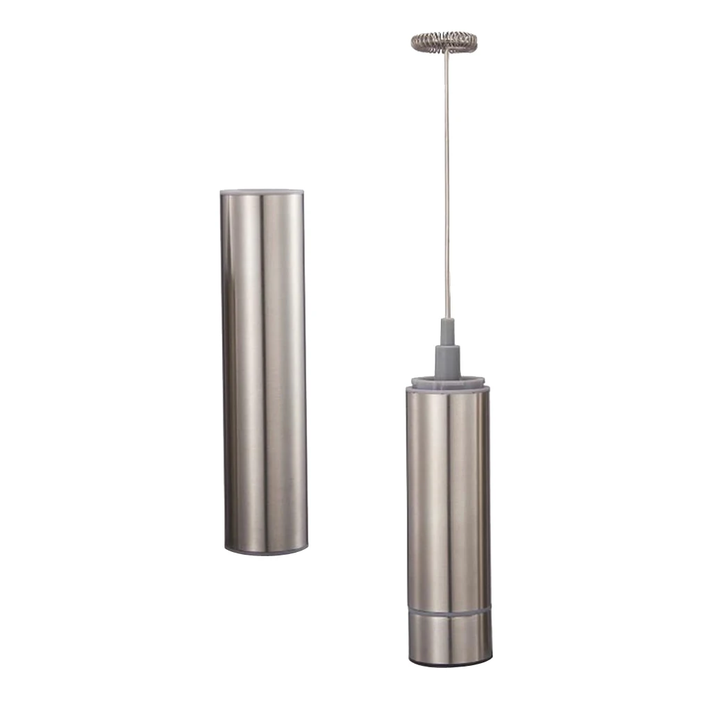 Электрический вспениватель молока из нержавеющей стали с одной пружиной и