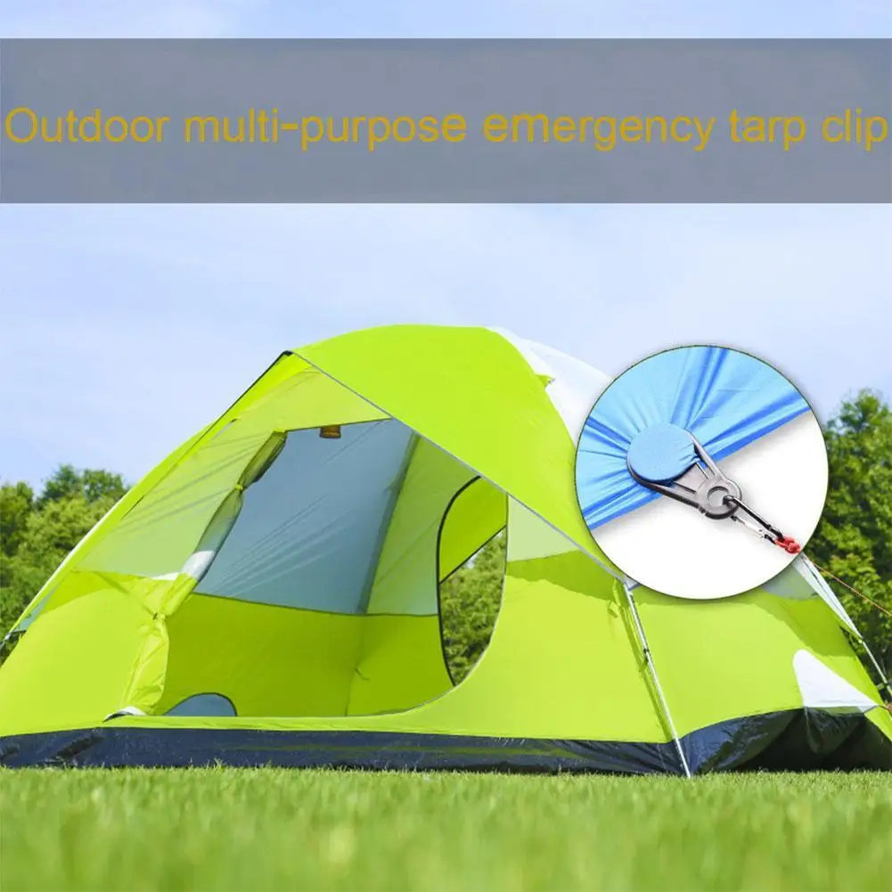 

1pcs Clips Heavy Duty High Quality Durable Lock Grip Camping Caravan Tarps For Canopies Awning Clamp Y3W0