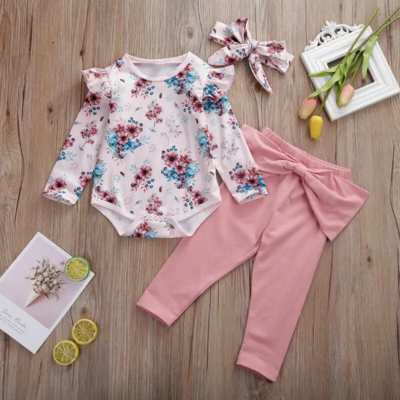 Детская одежда для новорожденных 2020 Детские ползунки с оборками девочек боди