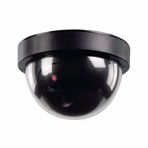 Муляж купольной камеры видеонаблюдения 4x с датчиком светодиодный светодиодной