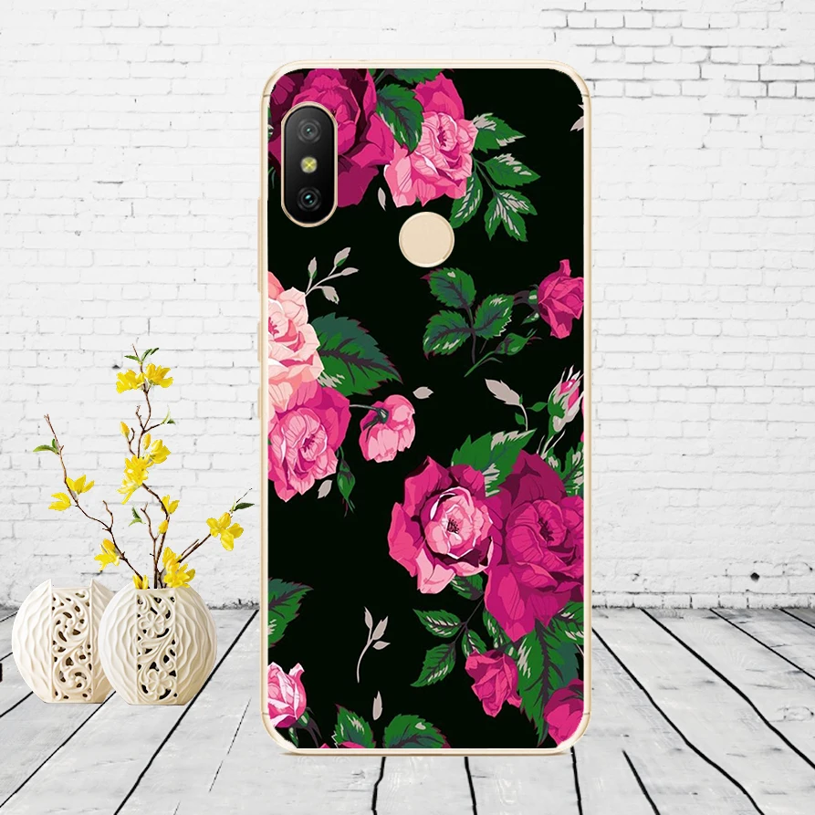 J23 Силиконовый чехол для Xiaomi mi A2 LITE, чехол с полной защитой, мягкая задняя крышка из ТПУ, чехол для телефона s для Xio mi A2 LITE, бампер - Цвет: J23