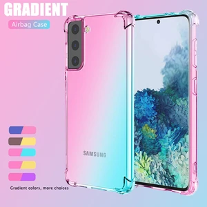 gradient color rainbow shockproof case for samsung galaxy m21s m31 prime m02s m62 m02 m12 m51 m31s m01 core m51 m21 m80s free global shipping
