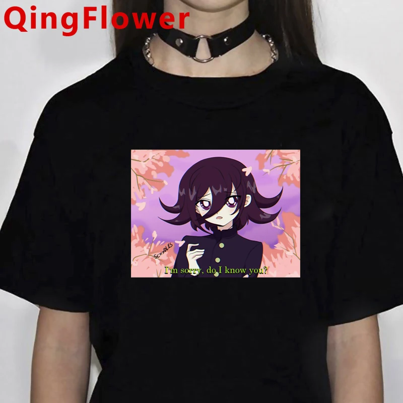 

Ouma Kokichi Danganronpa Mikan Tsumiki Danganronpa V3 лучшие футболки женские 2021 гранж ulzzang винтажные топы футболки kawaii