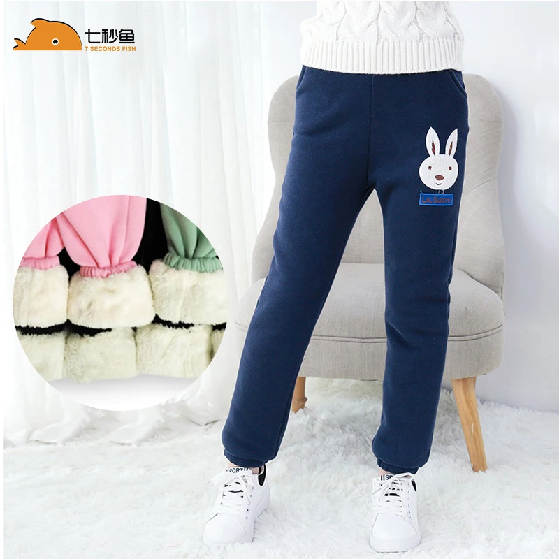 Высококачественные теплые осенние леггинсы из бархата для девочек детские