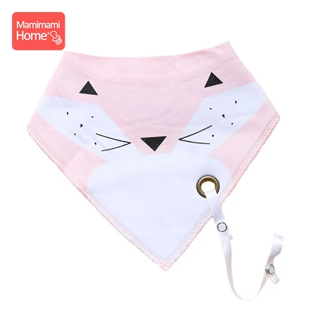 pink bib Mamihome Детские Бандана Нагрудники, Слюнявчики, одежда Силиконовый грызунок подвеска панды хлопковый слюнявчик новорожденных впитывающая салфетка детская Товары - Цвет: pink bib