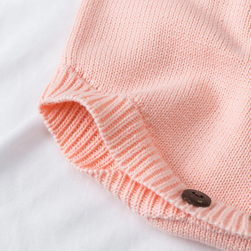 

Spring Newborn Baby Girl Clothes Kids Bodysuit Baby Girls Clothing Knitting Romper Jumpsuit Warm For Winter Outfits Children