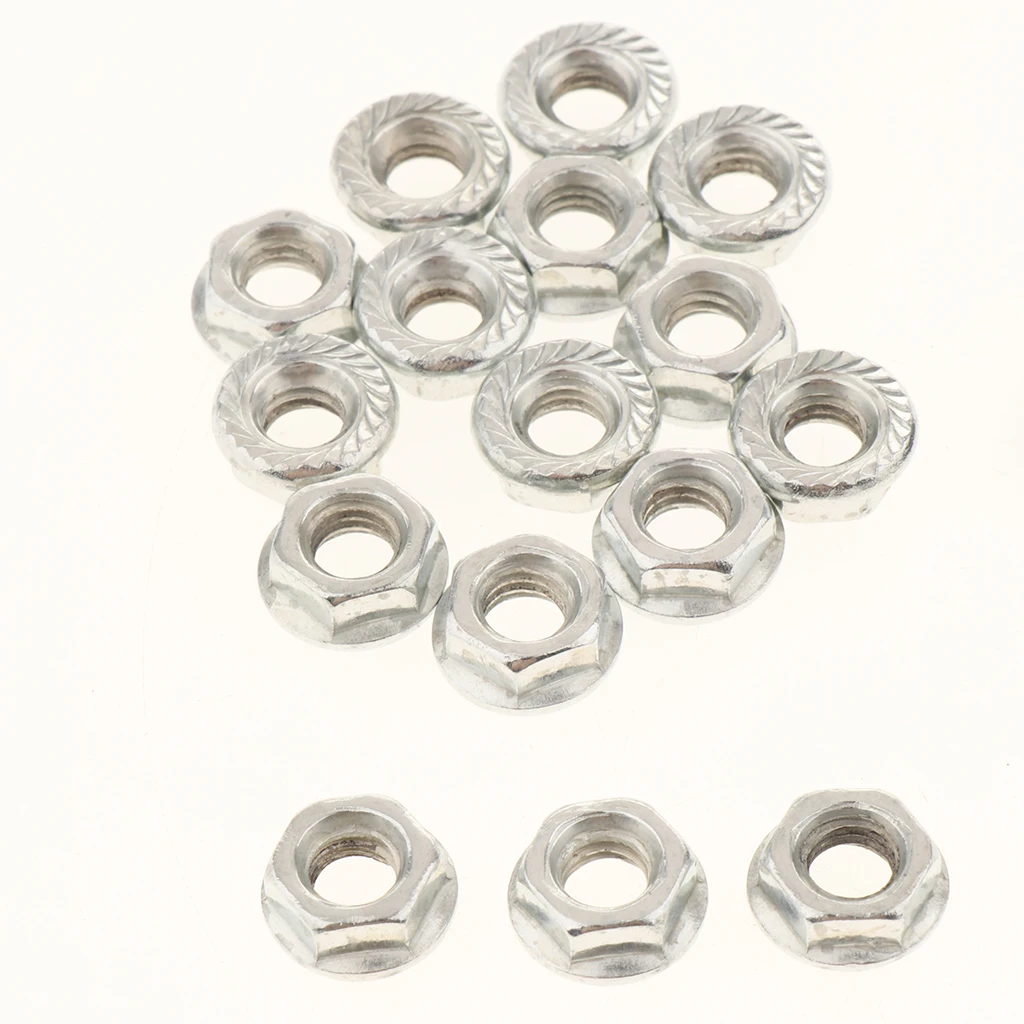 16 шт. Металлическая Шайба для бампера гайка Крепления номерного знака комплект