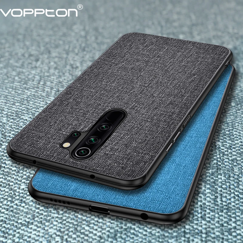 Для Xiaomi Redmi Note 8 Pro Чехол для телефона ткань Жесткий PC силиконовая рамка задняя