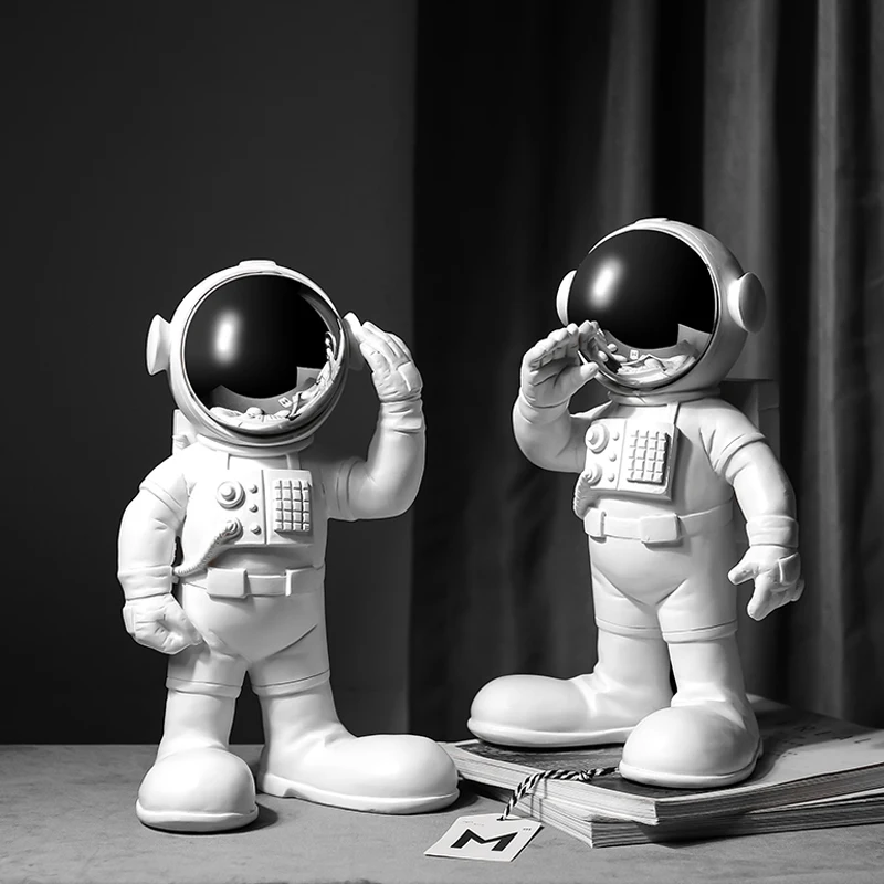 

Modern Astronaut Resin Statue Sculpture Home Style Decoration accessories Crafts Desktop Furnishings